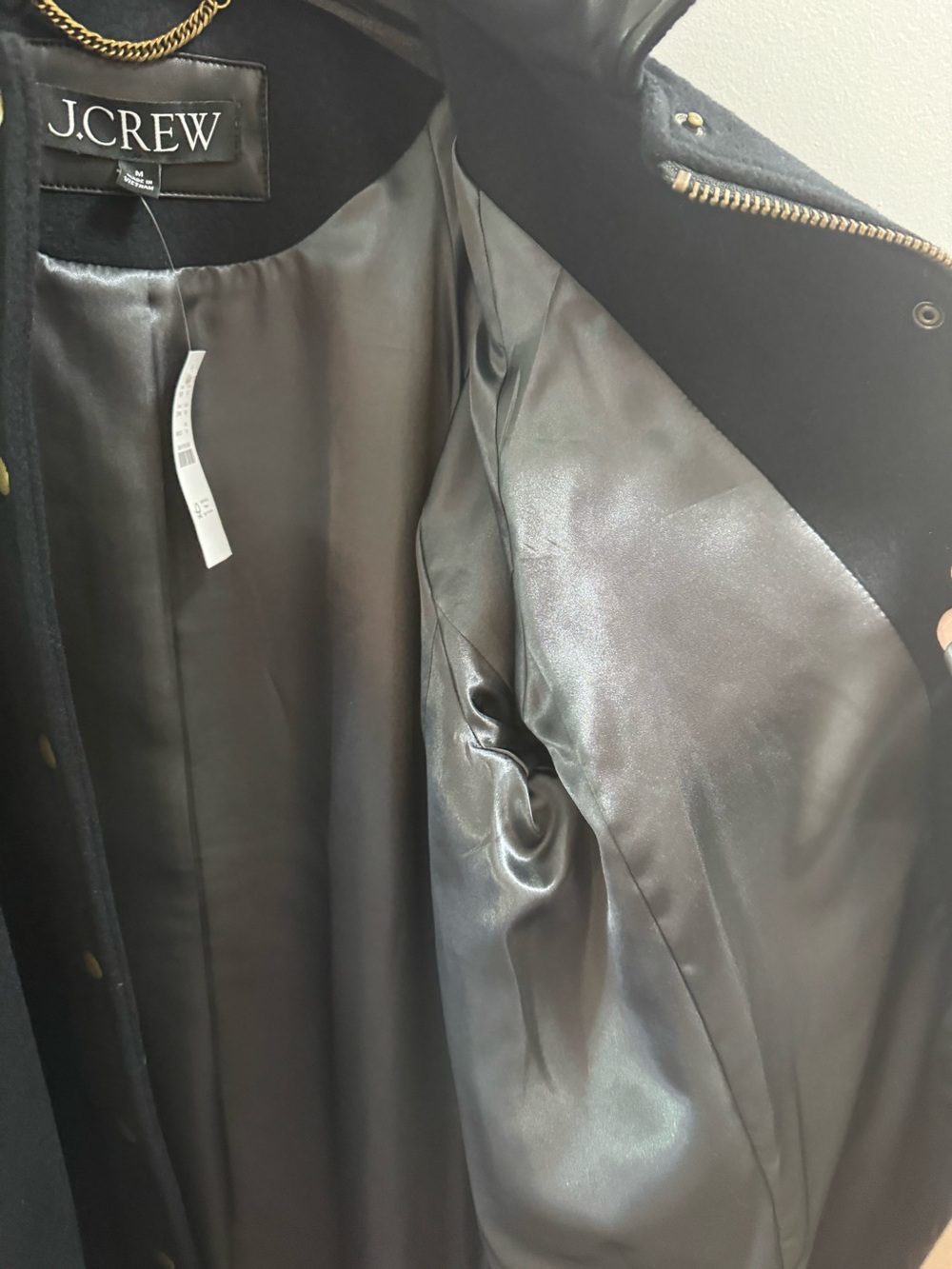 J.Crew Long Barn Jacket™ in drapey wool blend  NWT - Picture 10 of 15